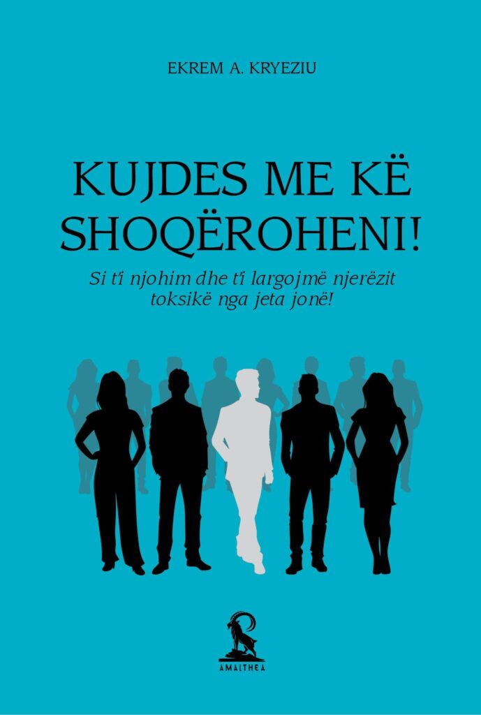 Brenda çdo njeriu që njihni fshihet një njeri që nuk e
njihni!
Jo të gjithë njerëzit që na rrethojnë janë të mirë për ne,
as për shëndetin tonë mendor, emocional apo zhvillimin
personal. Ky libër synon t’ju ndihmojë t’i identifikoni 100
lloje njerëzish toksikë që, në mënyra të ndryshme, mund
ta dëmtojnë jetën tuaj: ata që manipulojnë, e konsumojnë
energjinë tuaj, mbjellin pasiguri ose thjesht nuk dinë të duan
pa kushte.